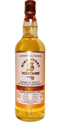 Glen Scotia 1991 SV Vintage Collection #1045 43% 700ml