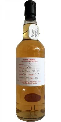 Longrow 2006 Duty Paid Sample For Trade Purposes Only Refill Bourbon Barrel Rotation 559 57.3% 700ml