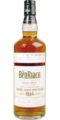 BenRiach 1984 Peated Single Cask Bottling Batch 5 Tawny Port Hogshead Finish #4046 52.4% 700ml