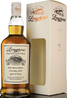 Longrow 18yo Malt Barns Dinner Sherry 47.3% 700ml