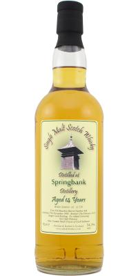 Springbank 1998 WhB 1st Fill Bourbon Barrel #448 54.3% 700ml