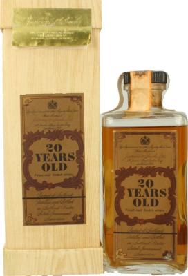 J&B 20yo Finest Malt Scotch Whisky Dateo Import Milano 43% 750ml