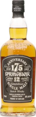 Springbank 175th Anniversary 46% 750ml