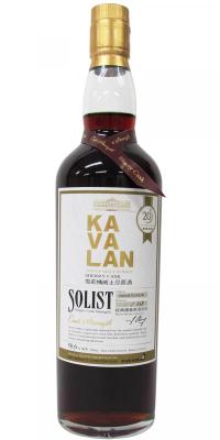 Kavalan Solist Sherry Cask Sherry Cask S060703028 EVA AIR 58.6% 700ml