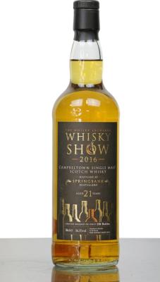Springbank 21yo TWEx Bourbon Cask The Whisky Show 2016 54.1% 700ml