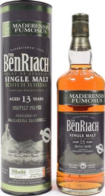 BenRiach Maderensis Fumosus Wood Finish 46% 700ml