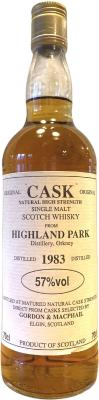 Highland Park 1983 GM Original CASK 57% 700ml