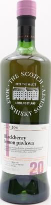 Glenfarclas 1997 SMWS 1.204 Blackberry lemon pavlova 1st Fill PX Hogshead 53.5% 700ml