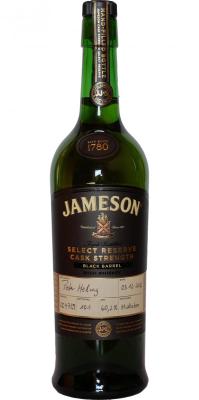 Jameson Select Reserve Black Barrel #204729 60.2% 700ml