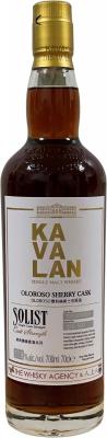Kavalan Solist Oloroso Sherry Cask S150813018A The Whisky Agency & ARen Trading 57.8% 700ml