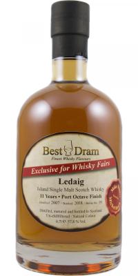 Ledaig 2007 BD Exclusive for Whisky Fairs Port Octave Finish 57.8% 700ml