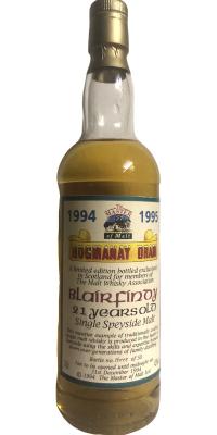 Blairfindy 21yo MoM Hogmanay Dram The Malt Whisky Association Exclusive 43% 700ml