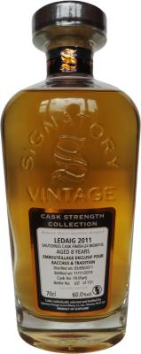 Ledaig 2011 SV Cask Strength Collection 19 (part) Bacchus & Tradition 60% 700ml