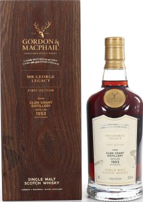 Glen Grant 1953 GM Mr. George Legacy first fill sherry butt #4209 59.4% 700ml