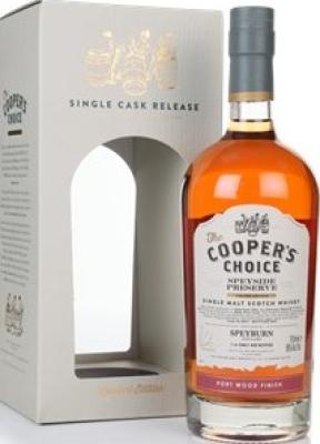 Speyburn Speyside Preserve VM The Cooper's Choice American Oak Port Wood Finish 56% 700ml