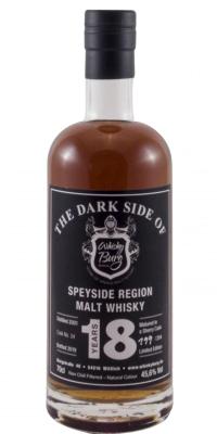 Speyside Malt 18yo WhBu The Dark Side of Whiskyburg Sherry Cask #34 45.6% 700ml