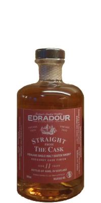Edradour 2002 Straight From The Cask Burgundy Cask Finish 58.8% 500ml