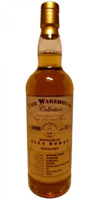 Glen Moray 1998 WW8 The Warehouse Collection Panama Rum Cask Finish 3345/30 56.4% 700ml