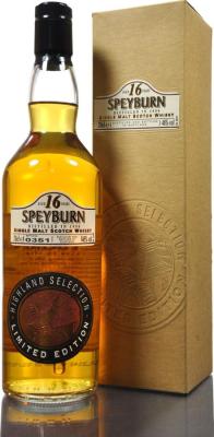 Speyburn 1986 Highland Selection Limited Edition 46% 700ml