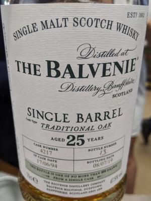 Balvenie 25yo Traditional Oak #4217 47.8% 700ml