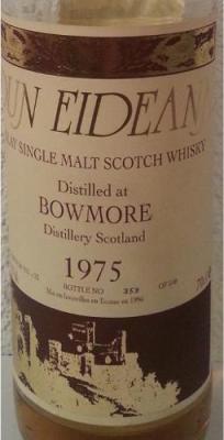 Bowmore 1975 De 1921 + 22 50.6% 700ml