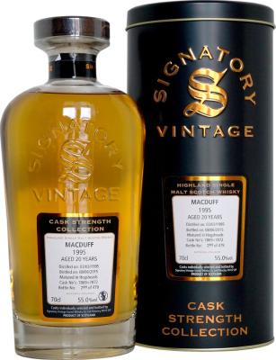 Macduff 1995 SV Cask Strength Collection 7869 + 7872 55% 700ml