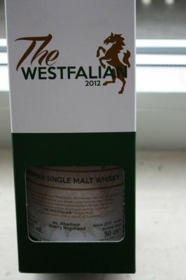 The Westfalian 2015 German Single Malt Whisky ex. Aberlour Sherry Hogshead #99 54.1% 500ml
