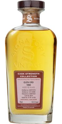 Glen Ord 1998 SV Cask Strength Collection Refill Butt 8914 59.5% 700ml