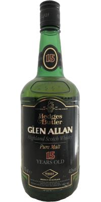 Hedges & Butler 15yo Glen Allan 43% 750ml