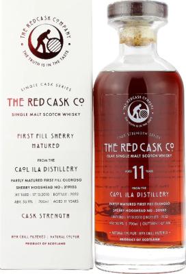 Caol Ila 2010 GWhL The Red Cask Co 1st Fill Oloroso Hogshead Finish 56.9% 700ml