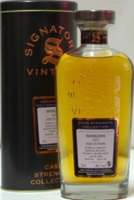 Inverleven 1977 SV Cask Strength Collection Bourbon Barrel #3605 48.7% 700ml