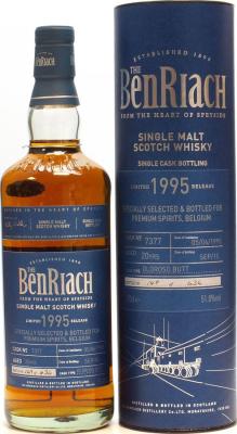 BenRiach 1995 Single Cask Bottling Oloroso Sherry Butt #7377 Premium Spirits Belgium 51.8% 700ml