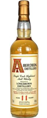 Longmorn 1990 BA Aberdeen Distillers #30017 43% 700ml
