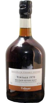 Dallmayr Speyside Select 1970 Dyr Dallmayr Whisky Edition 54.7% 700ml