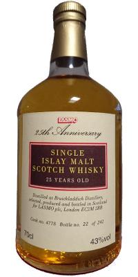 Bruichladdich 25yo SV Lasmo 25th Anniversary #4778 43% 700ml