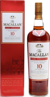 Macallan 10yo Cask Strength Sherry Oak 58.1% 1000ml