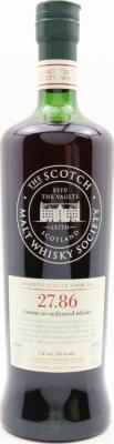 Springbank 2000 SMWS 27.86 Colour co-ordinated whisky 10yo Red Wine Barrique 50.7% 700ml