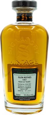 Glenrothes 1997 SV Cask Strength Collection #4821 55.4% 750ml