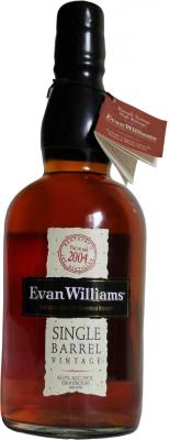 Evan Williams 2004 Single Barrel Vintage 1194 43.3% 750ml