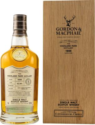 Highland Park 1988 GM Connoisseurs Choice Refill American Hogshead Cask No.1284 32yo 52.8% 700ml