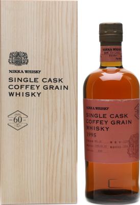 Nikka 1995 Single Cask Coffey Grain 60th LMDW Anniversary 21yo Bourbon Barrel #112051 64% 700ml