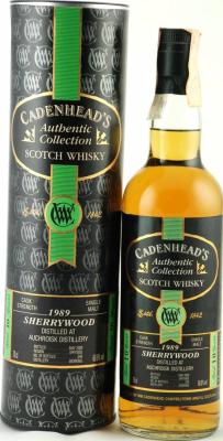 Auchroisk 1989 CA Authentic Collection 10yo Sherrywood Oak Cask 60.8% 700ml