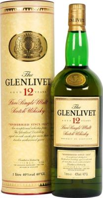 Glenlivet 12yo Oak cask 40% 1000ml