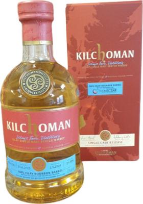 Kilchoman 2013 100% Islay Bourbon Barrel 426/2013 The Nectar 53% 700ml