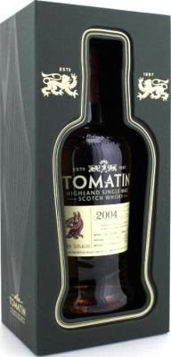 Tomatin 2004 Single Cask Cask Strength Bourbon Barrel Charles Hofer SA Switzerland 55.8% 700ml