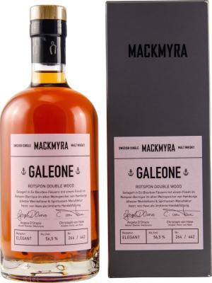 Mackmyra Galeone Rotspon Double Wood 56.5% 500ml