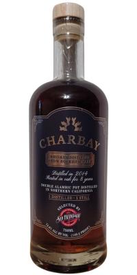 Charbay 8yo Single Barrel Charred New American Oak Barrel San Francisco Whisky Bourbon & Scotch Society 74.6% 750ml