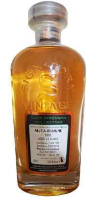 Allt-A-Bhainne 1991 SV Cask Strength Collection #109437 50.8% 700ml