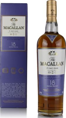 Macallan 18yo Fine Oak 43% 700ml