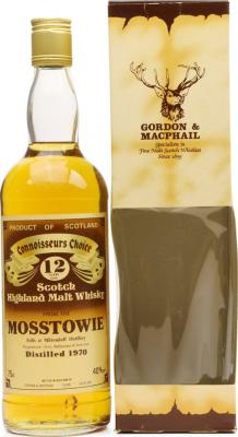 Mosstowie 1970 GM Connoisseurs Choice 40% 750ml